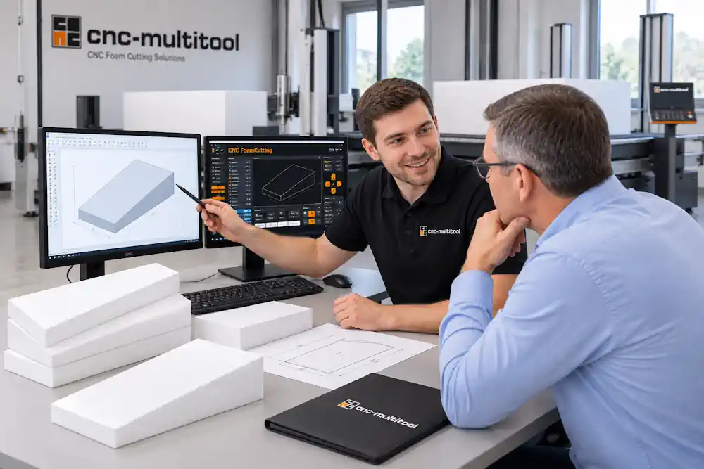 Démonstration et conseil de la série RoofCut chez cnc-multitool