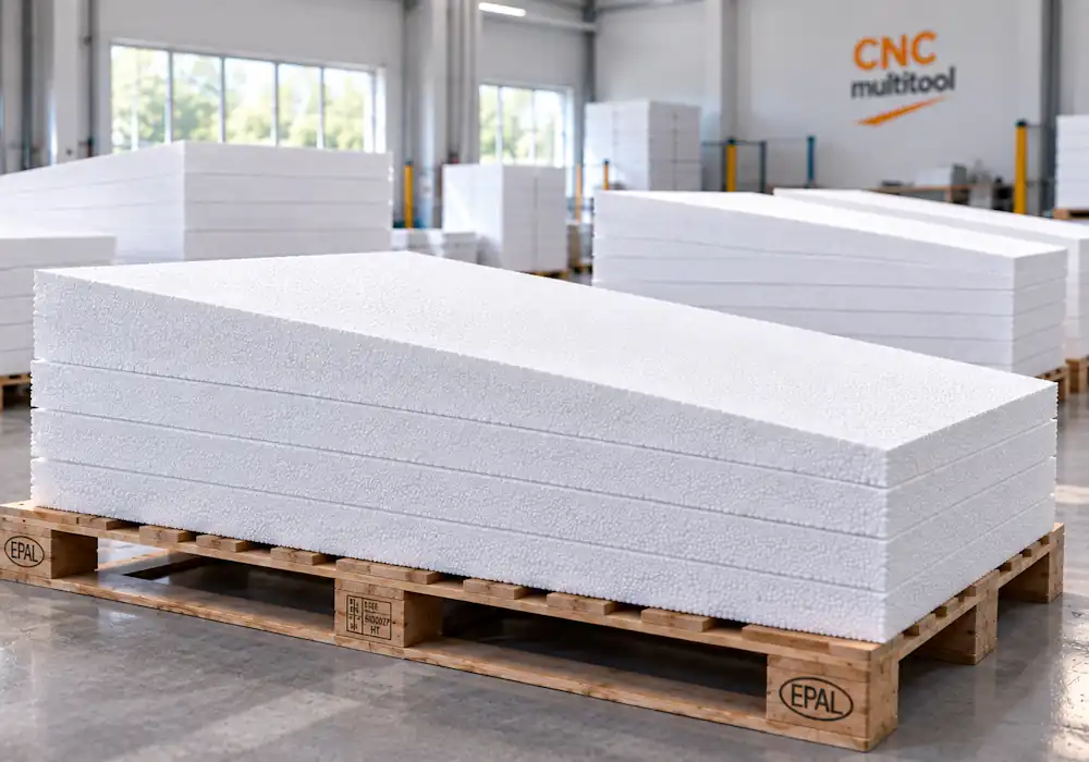 EPS et Neopor comme matériau en bloc pour la production de toiture avec la série RoofCut