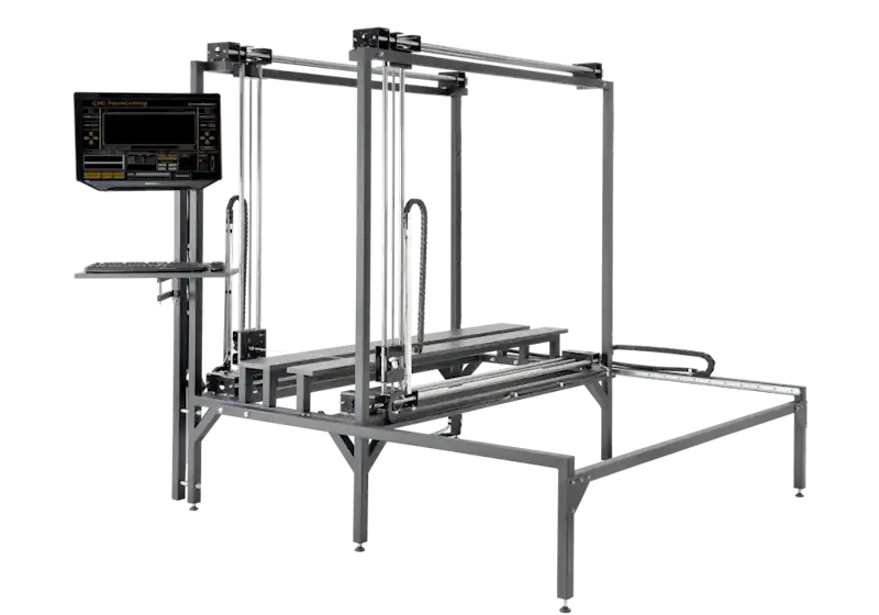 CUT2510S avec table de machine réglable