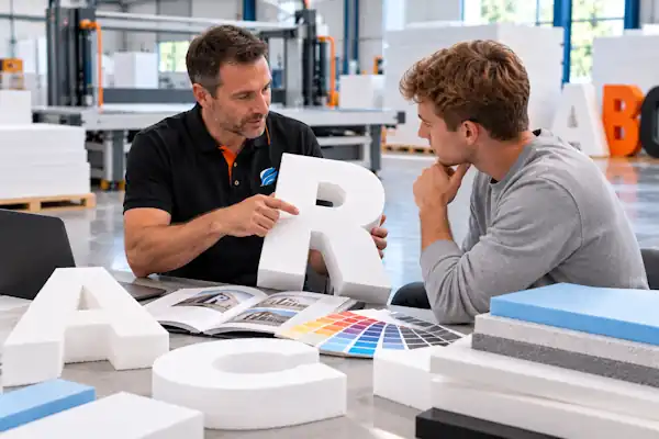 Tester en direct des machines pour lettres et logos