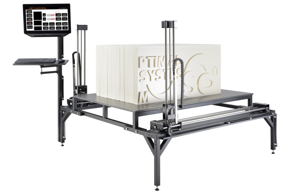 CUT1610S - CNC hot wire cutting machine for EPS and XPS, small, compact, flexible