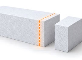 Cut EPS and Neopor blocks to length