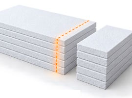 Cut EPS Neopor and XPS sheets to length